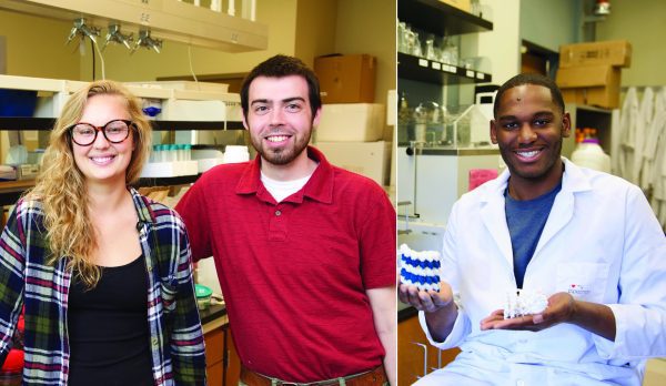 Ketchum, Carrier and Clegg in the lab