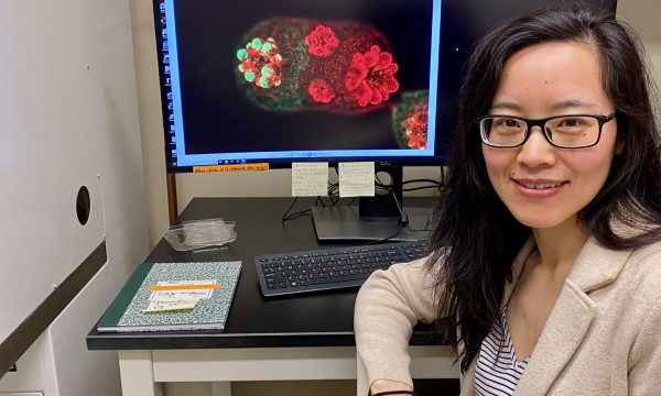 Tingting Xiang with image of coral