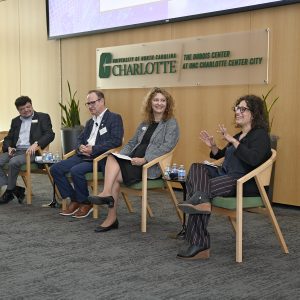 Panelists: Deb Thomas, Bojan Cukic, Rob Keynton, Bernadette Donovan-Merkert, Shanti Kulkarni.