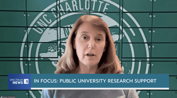 Susan Trammell discusses NCiInovation grant on Spectrum News 1.